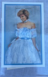 Princess Diana 'Dress Dress With Blue Accents Commemorative Togo Stamp