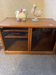TV Stand With Decorative Lamb And Chicken