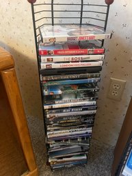 DVD Rack With DVDs (1)