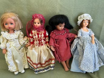 Lot Of 4 Vintage Dolls