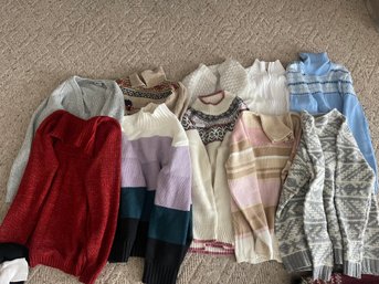 L And XL Grandmacore Sweater Lot