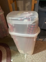 Rubbermaid Wrapping Paper Container And Contents (2)
