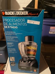 BLACKDECKER 8-Cup Food Processor Black