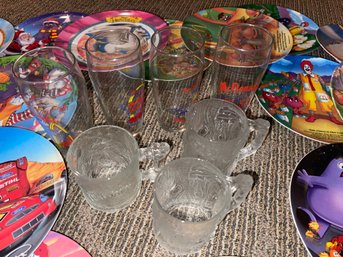 Vintage McDonalds  Plates Cups And Mugs