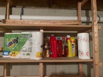 Cleaning Supply Lot And Bounty Paper Towels
