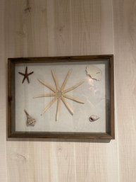 Beach Art Starfish In Box Frame Decor