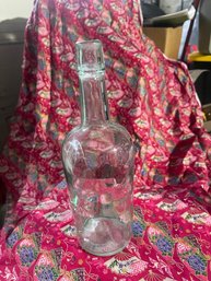 Quart Vintage Glass Bottle