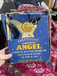 Paramount Illuminated Angel Christmas Tree Topper