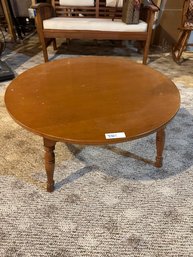 Table Round Wood Coffee Table