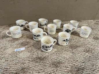 Coffee Mug Lot Of Twelve Historic Dundee