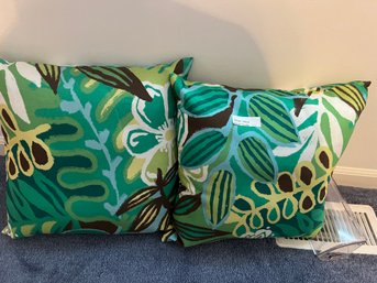 Lot Of Two Outdoor Pillows