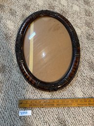 Antique Frame Oval Domed Bubble Glass