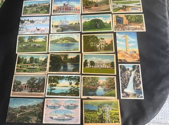 Lot Of 22 Vintage Postcards - Mackinac Island Michigan & Many Others!