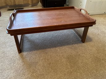 Wood Bed Tray Collapsible Legs