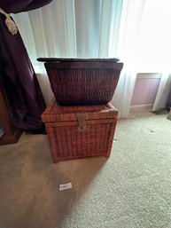 Storage Basket Cube Ottoman