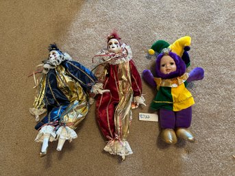 Dolls Clown Vintage Porcelain Jester