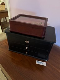 Jewelry Box Lot Of Two Boxes Storage