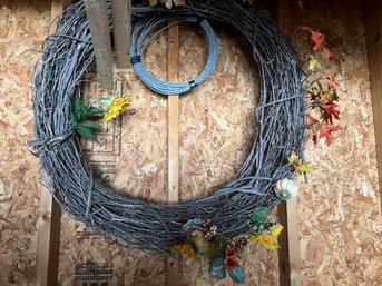 Large Fall Themed Wreath