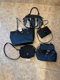 Purse Lot Of Five Bags Guess