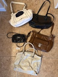 Purse Lot Of Five Bags Brown Purse
