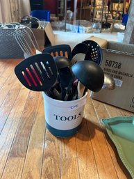Kitchen Utensil Whisk Spoon Container