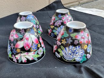 Set Of Four Vintage Saki Cups