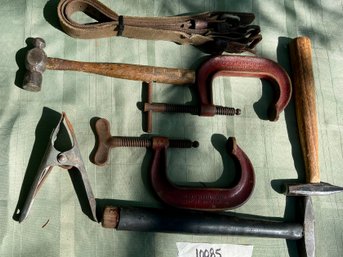 Vintage Hand Tool & C Clamp Lot