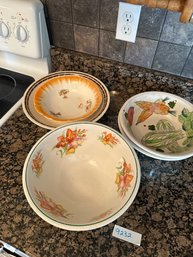Dish Lot Of Five Bowls The Ironstone