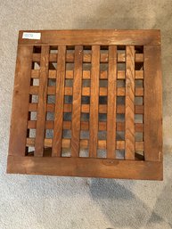 End Table Wood Square