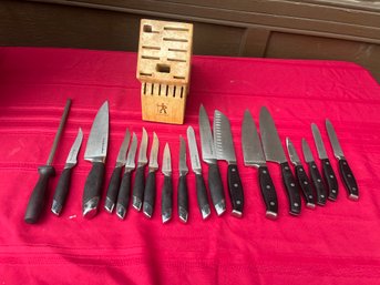 Professional Grade Knife Set - Henckels Knife & Kitchen Aid Set