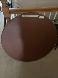 Round Folding Table & Four Folding Chairs