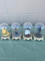 Collectible Lot - Gone With The Wind Mammy Belle Waiting Ashley Wilker Amd Rhett Butler