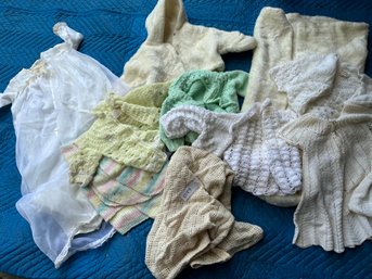 Baby Infant Clothes Vintage Antique Blanket