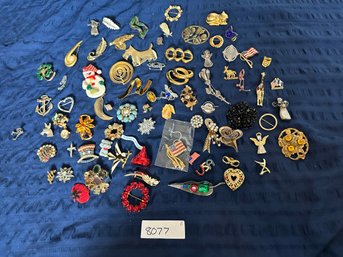Brooch And Pin Costume Jewelry Lot Brooches