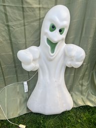 Vintage Halloween Ghost Lighted Blow Mold By General Foam Plastics Working!
