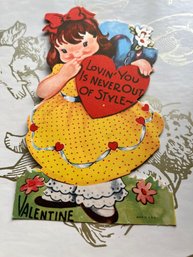 Lovin You Is Never Out Of Style - 1949 Vintage Valentine Card