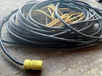 Black And Yellow Extension Cords