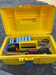 Tool Box With Master Mechanic Wrenches And Sockets
