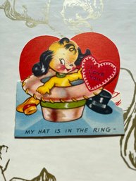 1950 My Hat Is In The Ring Valentine