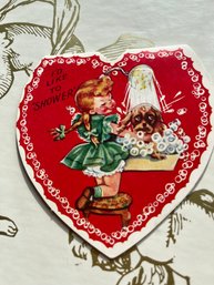 1950 Shower You With Love Vintage Valentine