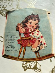 1950 Vintage Sewing Valentine