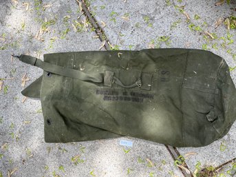 Green Military Canvas Bag