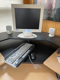 HP Computer Keyboard Speakers Monitor