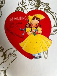 Vintage Im Waiting For You Valentine