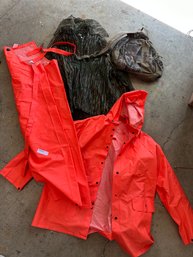 Men's Hunting Rain Gear Pants And Jacket