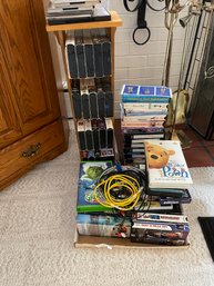 VHS Movie Lot With Storage