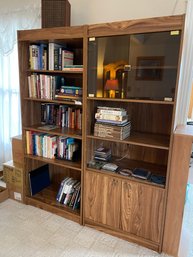 Bookcase Entertainment Center With Books