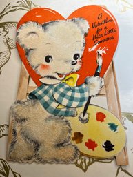 1947 Painting Bear Valentine