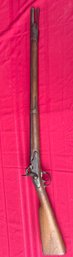 1832 Springfield Percussion Musket Dated 1847 .69 Caliber Converted For Civil War ( Rifle  Firearm )