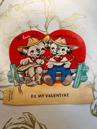 A-meri-card Vintage Roped In By You Valentine Card
